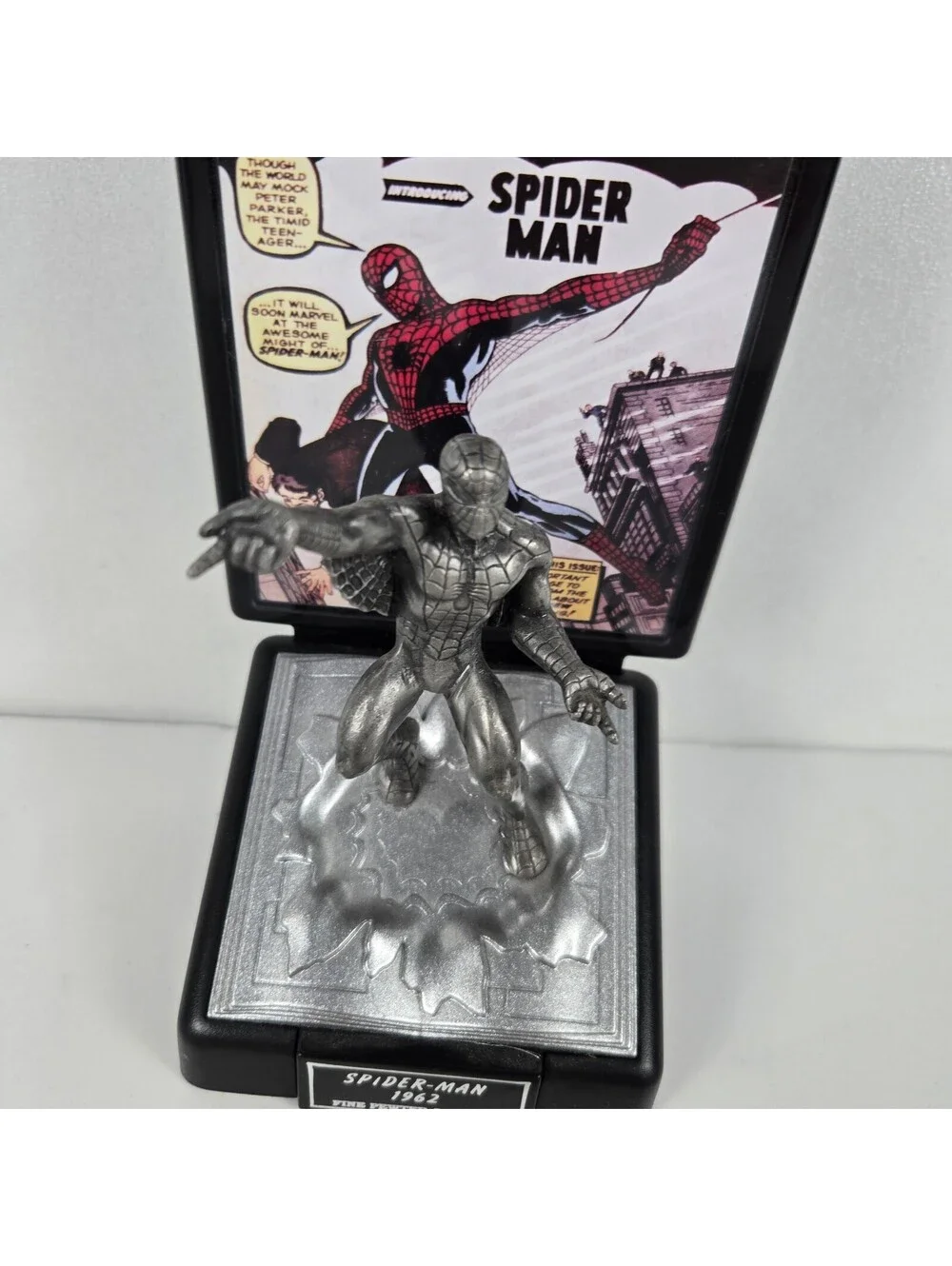 1996 Marvel Comic Book Champions Spider-Man 1962 Pewter Amazing Fantasy #15